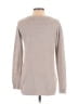 Pink Clover 100% Polyester Metallic Silver Pullover Sweater Size XS - photo 2