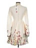 Cider 100% Polyester Floral Ivory Casual Dress Size XXS - photo 2