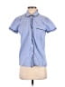 J.Crew 100% Cotton Blue Short Sleeve Blouse Size XS - photo 1