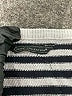 Coupé Collection Stripes Silver Pullover Sweater Size XL (estimated) - photo 7