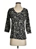 J.Jill Black 3/4 Sleeve Top Size XS - photo 1
