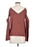 Lumiere 100% Polyester Brown Long Sleeve Blouse Size S - photo 2