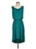En Focus Studio Solid Teal Casual Dress Size 4 - photo 1