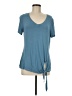 Matty M Teal Short Sleeve Top Size M - photo 1