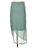 Free People Solid Teal Formal Skirt Size M - photo 2