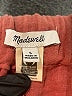 Madewell 100% Cotton Solid Orange Shorts Size L - photo 3