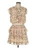 Olivaceous Floral Ivory Casual Dress Size M - photo 1