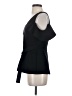 BCBGMAXAZRIA Black Short Sleeve Blouse Size S - photo 5