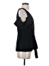 BCBGMAXAZRIA Black Short Sleeve Blouse Size S - photo 4