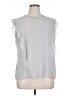 Worthington 100% Polyester Silver Sleeveless Blouse Size XL - photo 1