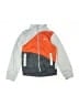 Nike 100% Polyester Color Block Gray Track Jacket Size 4 - photo 1