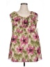 Style&Co 100% Polyester Green Sleeveless Blouse Size 14 - photo 1