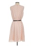 Elle 100% Polyester Polka Dots Pink Casual Dress Size S - photo 2