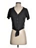 Pink Republic Gray Short Sleeve Top Size XS - photo 1