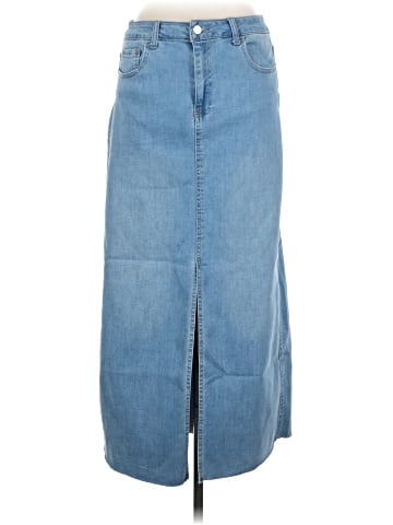 OAT Denim Skirt (view 1)