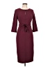 Boden 100% Polyester Solid Burgundy Cocktail Dress Size 6R - photo 1