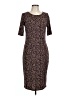 Lularoe Paisley Brown Cocktail Dress Size L - photo 1
