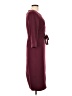 Boden 100% Polyester Solid Burgundy Cocktail Dress Size 6R - photo 4