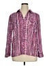 Notations Paisley Purple Long Sleeve Blouse Size XL - photo 1