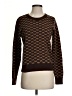 MICHAEL Michael Kors Houndstooth Brown Pullover Sweater Size S - photo 1