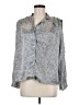 Tess 100% Polyester Gray Long Sleeve Blouse Size 6 - photo 1