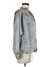 Tess 100% Polyester Gray Long Sleeve Blouse Size 6 - photo 4