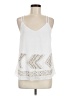 Stoosh 100% Polyester White Sleeveless Blouse Size M - photo 1