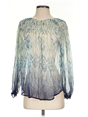 Sundance Long Sleeve Silk Top (view 1)