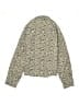 Zara 100% Polyester Floral Green Jacket Size 13 - 14 - photo 2