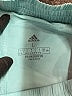Adidas 100% Polyester Color Block Teal Athletic Shorts Size L - photo 3