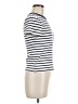 Old Navy Stripes Ivory Short Sleeve Turtleneck Size M - photo 4