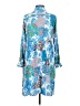 Tolani Print Blue Casual Dress Size S - photo 2
