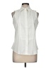 Burberry Ivory White Sleeveless Blouse Size M - photo 1