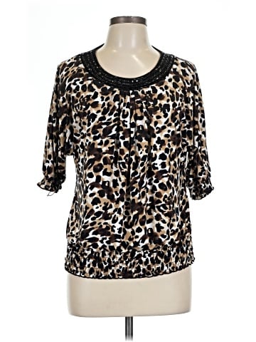 Style&Co Short Sleeve Blouse (view 1)