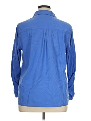Appleseeds 3/4 Sleeve Button-Down Shirt (view 2)