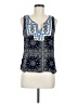 Solitaire 100% Rayon Blue Sleeveless Blouse Size M - photo 1