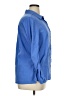 Appleseeds 100% Cotton Blue 3/4 Sleeve Button-Down Shirt Size XL - photo 4