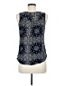 Solitaire 100% Rayon Blue Sleeveless Blouse Size M - photo 2