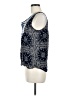 Solitaire 100% Rayon Blue Sleeveless Blouse Size M - photo 5