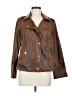 Chico's 100% Polyurethane Brown Jacket Size Med (1) - photo 1