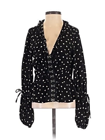 Nasty Gal Inc. Long Sleeve Blouse (view 1)
