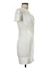 Foreign Exchange Solid Ivory Cocktail Dress Size M - photo 4