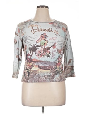 Cactus 3/4 Sleeve T-Shirt (view 1)
