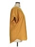 Unbranded 100% Polyester Gold Short Sleeve Top Size 1X - photo 4