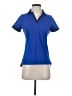 PETER MILLAR Blue Short Sleeve Top Size XS - photo 1