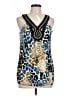 Cocomo Gold Sleeveless Blouse Size L - photo 1