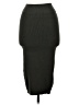 Express Solid Gray Casual Skirt Size M - photo 2