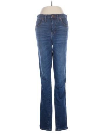 Madewell Taller 10" High-Rise Skinny Jeans in Danny Wash: TENCEL&trade; Denim Edition (view 1)