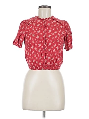 American Eagle Outfitters Short Sleeve Blouse (view 1)