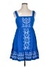 Rewind 100% Rayon Blue Casual Dress Size XL - photo 1